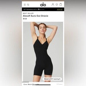 Alo suns out onesie